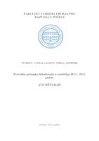 Provedba postupka fiskalizacije u razdoblju 2013.-2022.