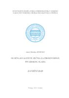 Ocjena kvalitete ječma za proizvodnju pivarskog slada