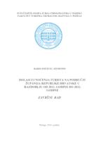 Dolasci i noćenja turista na području županija Republike Hrvatske u razdoblju od 2012. do 2022.