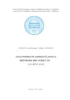 Ustavnopravni aspekti članstva Republike Hrvatske u Europskoj uniji