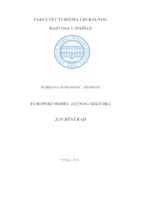 prikaz prve stranice dokumenta Europski model javnog sektora