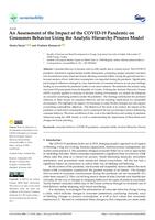 prikaz prve stranice dokumenta An Assessment of the Impact of the COVID-19 Pandemic on Consumer Behavior Using the Analytic Hierarchy Process Model
