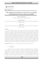 prikaz prve stranice dokumenta Are Women Recognized in The Digital Economy? Experiences of Developed Economies