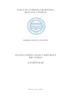 prikaz prve stranice dokumenta Analiza tržišta rada u Republici Hrvatskoj