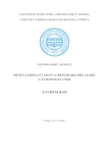 prikaz prve stranice dokumenta Deset godina članstva Republike Hrvatske u Europskoj uniji