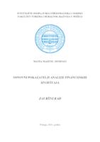 prikaz prve stranice dokumenta Osnovni pokazatelji analize financijskih izvještaja
