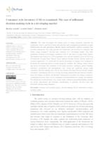 prikaz prve stranice dokumenta Consumer style inventory (CSI) re-examined: The case of millennial decision-making style in a developing market