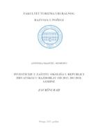 prikaz prve stranice dokumenta Investicije u zaštitu okoliša u Republici Hrvatskoj u razdoblju 2013. do 2018. godine