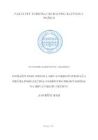 prikaz prve stranice dokumenta Istraživanje odnosa hrvatskih potrošača prema tvrtkama i njihovim proizvodima